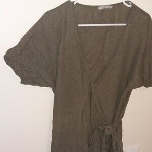 Linenfox Mimosa Wrap dress